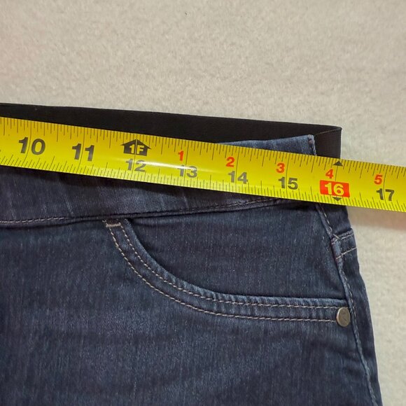 Simply Vera Wang Women's Pull-on Elastic Back Stretch Blue Denim Jeans Size 12 - Picture 8 of 11